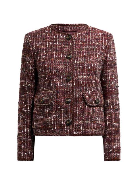 ETRO tweed-construction jacket - Red - zdjęcie produktu nr 1