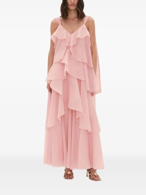 Aje Gracie ruffled bow maxi dress - Pink - zdjęcie produktu nr 2