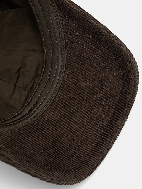 Gant czapka z daszkiem sztruksowa kolor zielony 9900280