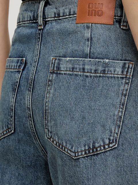 OUI jeansy damskie high waist 96141