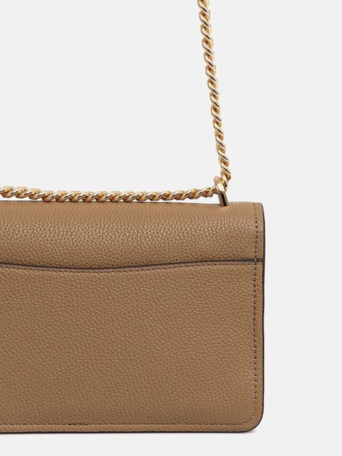 MICHAEL Michael Kors torebka skórzana kolor zielony 30T4GC7L3T