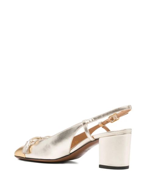 Valentino Garavani 60mm Vlogo heeled pumps - Gold