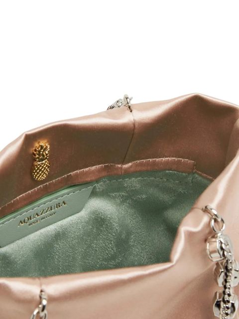 Aquazzura Galactic crystal-embellished tote bag - Neutrals