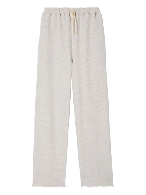 American Vintage Kodytown drawstring raw-cut track pants - Grey - zdjęcie produktu nr 1