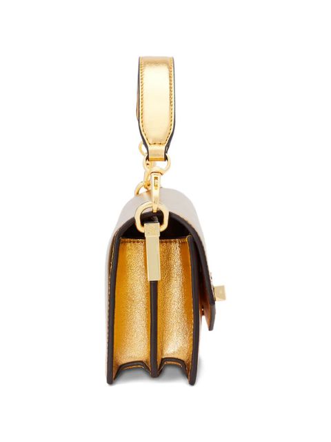 Lauren Ralph Lauren flap-top cross body bag - Gold