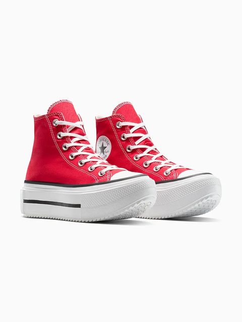 Converse trampki Chuck Taylor All Star Lift Double Stack kolor czerwony A15542C - zdjęcie produktu nr 2