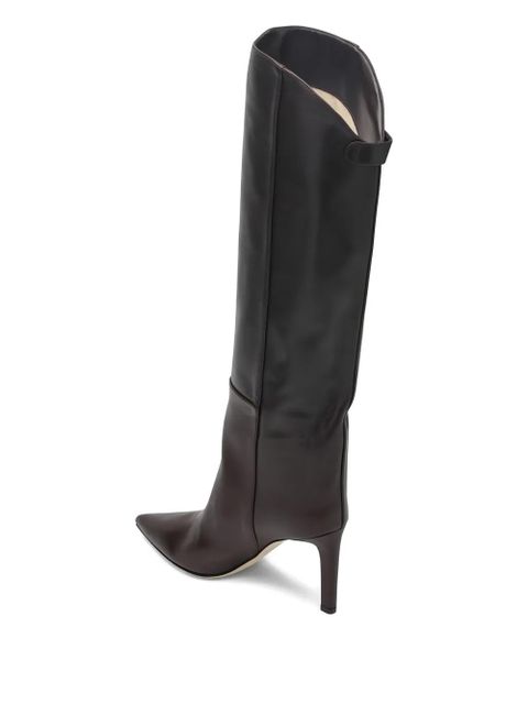 Jimmy Choo 85mm pointed-toe boots - Brown