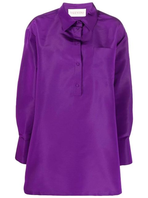 Valentino Garavani long-sleeve button-up shirt - Purple - zdjęcie produktu nr 2