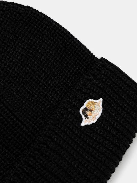 Fiorucci czapka z dodatkiem wełny Angel Patch kolor czarny W02FPAHA216KN03BK01