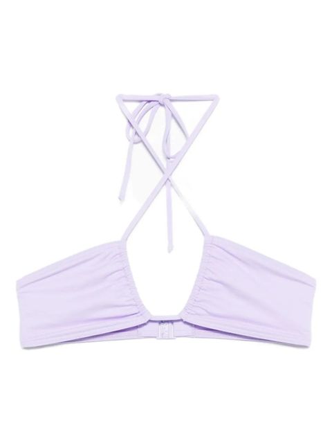 MC2 Saint Barth cross-straps halterneck bikini top - Purple - zdjęcie produktu nr 1