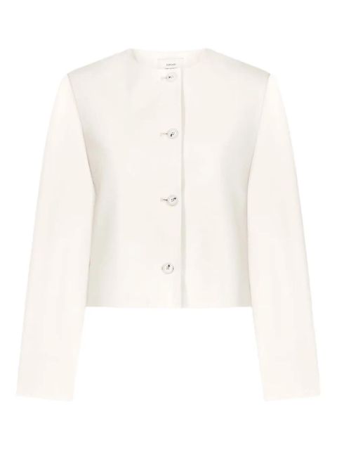 LouLou de Saison Raho button leather jacket - White - zdjęcie produktu nr 1