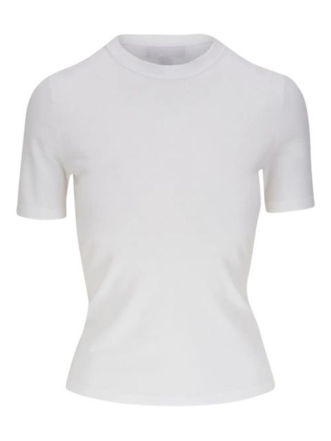 Michael Kors short-sleeve ribbed top - White - zdjęcie produktu nr 1