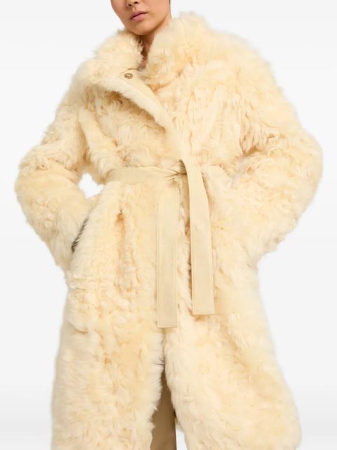 Yves Salomon reversible Toscana lambskin coat - Neutrals