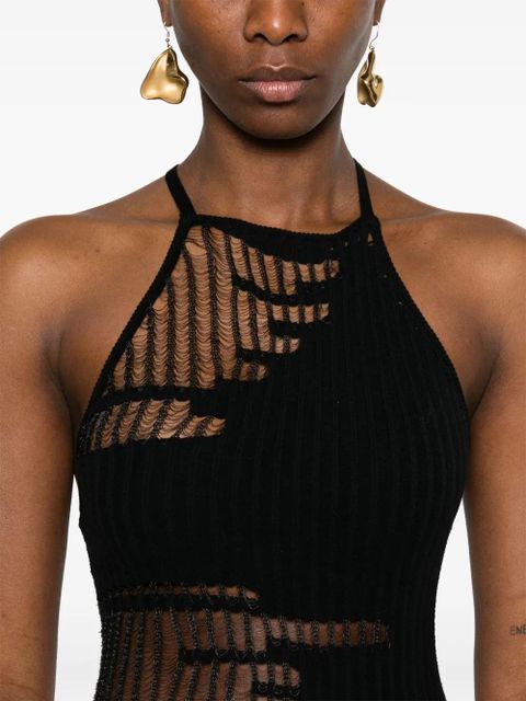 Cult Gaia Nodin midi dress - Black