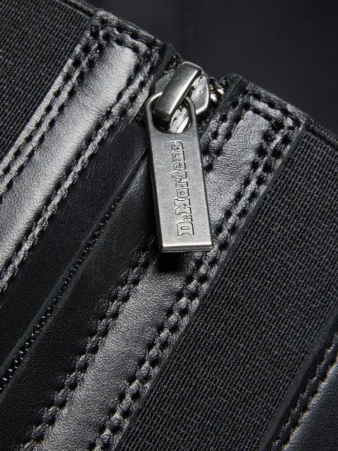 Dr. Martens botki skórzane Maybole Hi damskie kolor czarny na słupku DM41993001