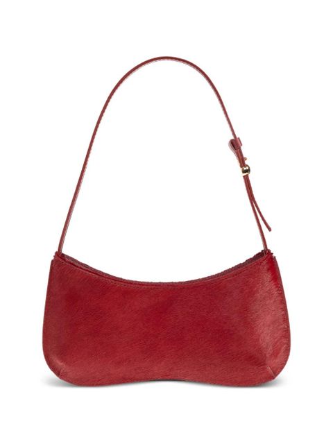 Jacquemus Le Bisou adjustable strap leather shoulder bag - Red