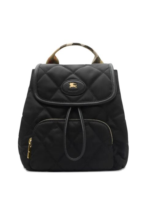 Burberry quilted horseshoe backpack - Black - zdjęcie produktu nr 1