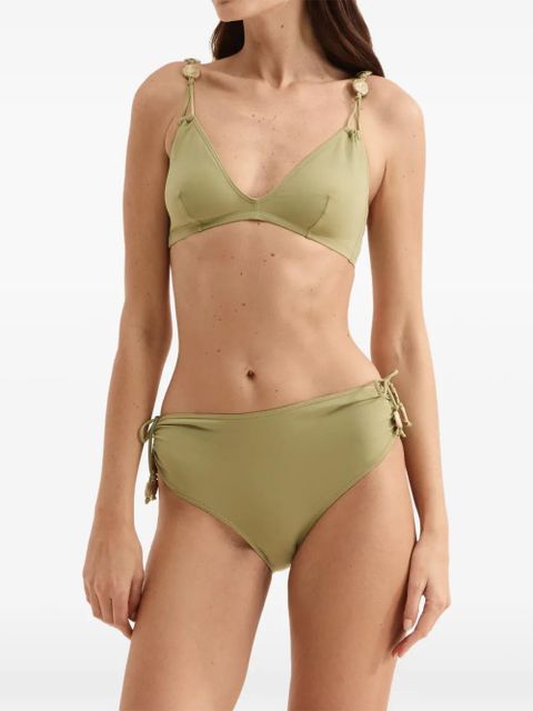 ERES Edina full-cup beaded bikini top - Green