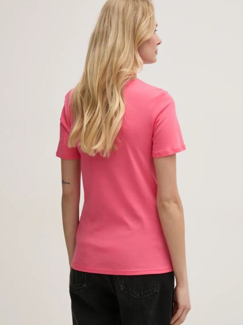 United Colors of Benetton t-shirt bawełniany damski kolor różowy 3GA2E4230
