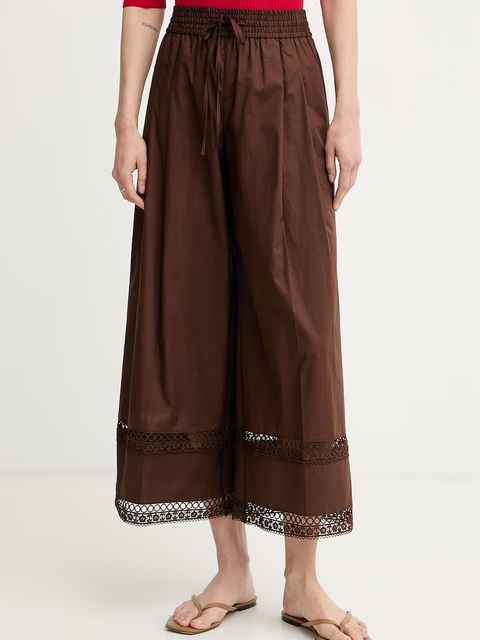 Twinset spodnie damskie z bawełną - zdjęcie produktu nr 1