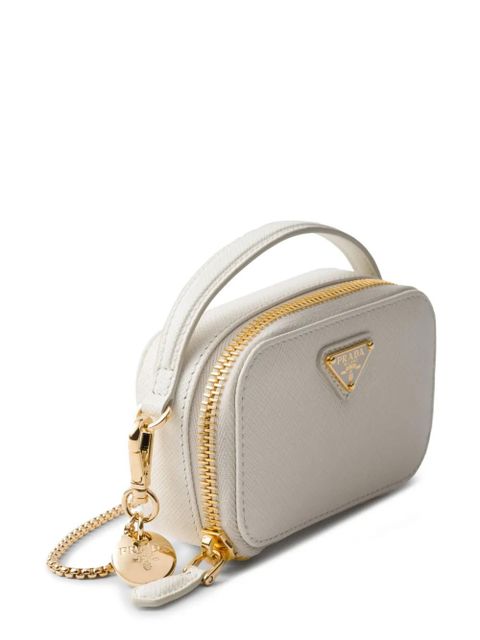 Prada Saffiano leather mini bag - White