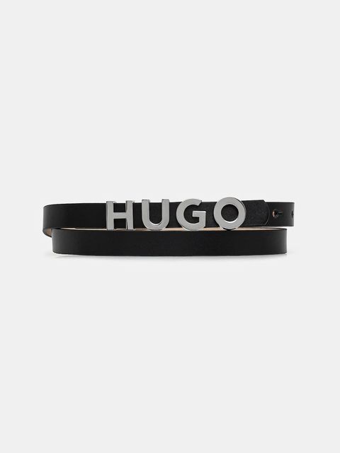 HUGO pasek skórzany Zula Belt 1,5cm - zdjęcie produktu nr 1