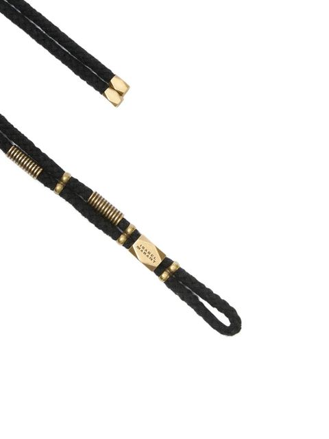 ISABEL MARANT Sayka beaded belt - Black - zdjęcie produktu nr 2