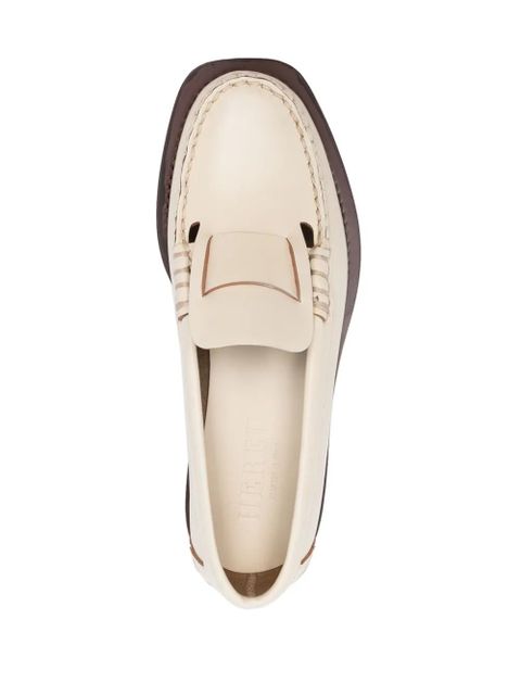 Hereu Sineu panelled leather loafers - Neutrals