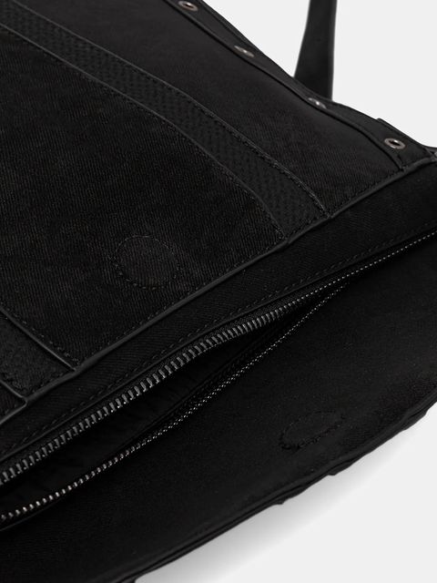 Desigual torebka SNAKE PATCH JERSEY 2 kolor czarny 25WAKP11