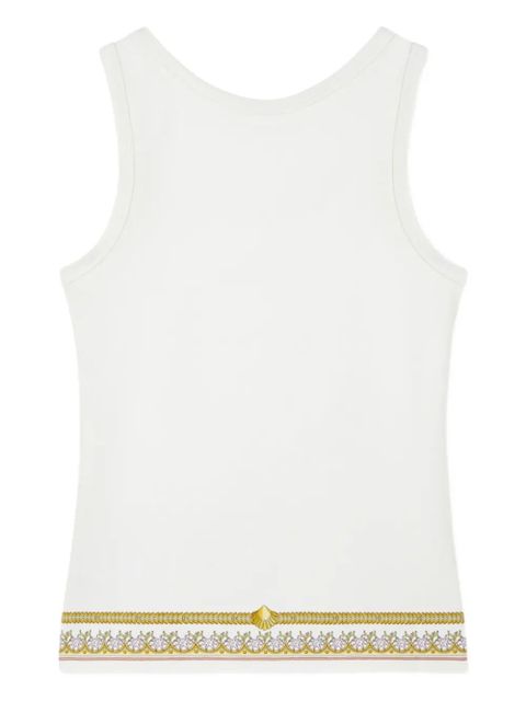 Versace Underwater Barocco tank top - White