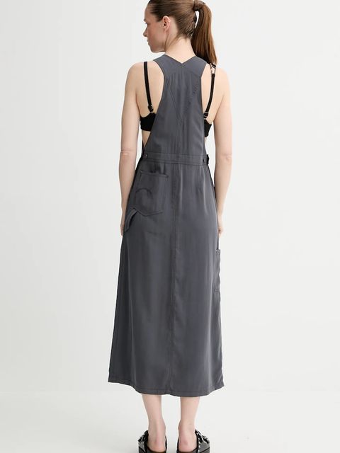 G-Star sukienka kolor szary maxi prosta D26159-D522 - zdjęcie produktu nr 2