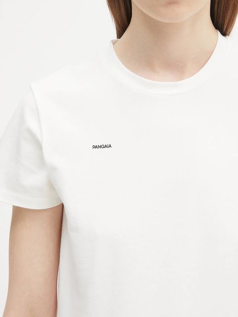 Pangaia t-shirt Cotton-Stretch T-shirt damski kolor biały 10002430