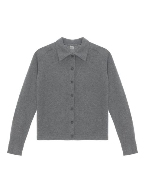 TOTEME raglan-sleeve cardigan - Grey - zdjęcie produktu nr 1