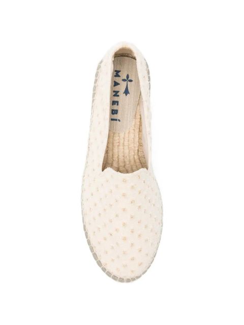 Manebi beige textured espadrilles - Neutrals