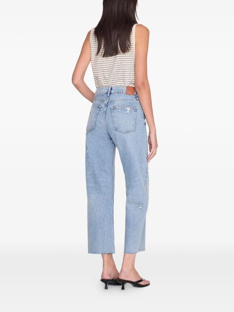 ANINE BING Juliann striped tank top - Neutrals