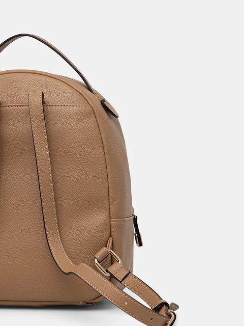 Liu Jo plecak damski kolor brązowy mały gładki AA6209 E1012