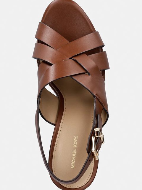 MICHAEL Michael Kors sandały skórzane Nora Wedge