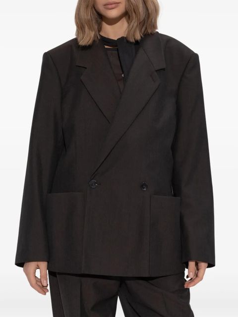 LEMAIRE double-breasted blazer - Grey