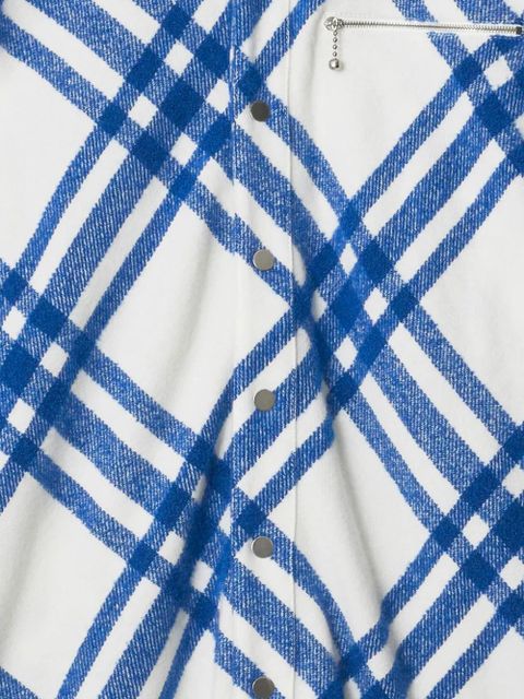 Burberry Vintage Check wool-blend shirt - White