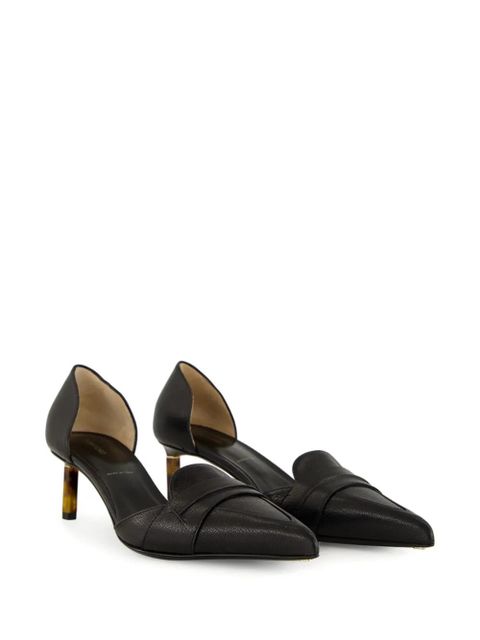 TOM FORD 85mm leather pointed-toe pumps - Black