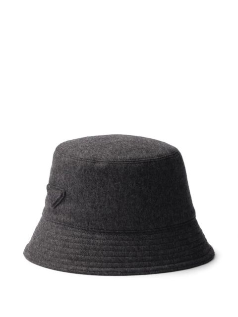 Prada Loden bucket hat - Grey - zdjęcie produktu nr 1