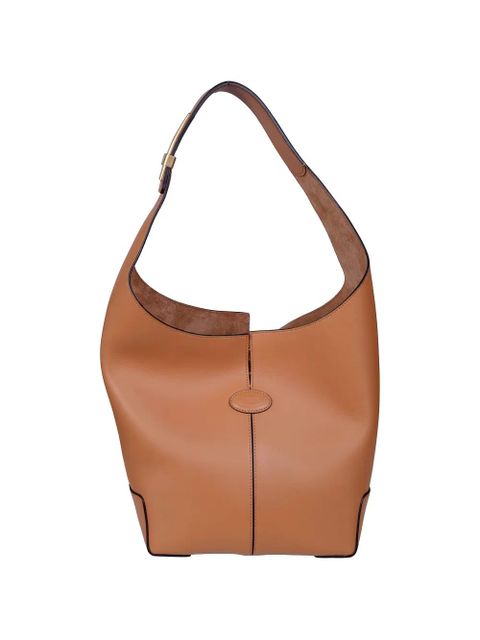 Tod's small Folio leather shoulder bag - Brown - zdjęcie produktu nr 1