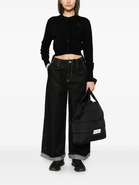 Cecilie Bahnsen CBDUA long-sleeves cardigan - Black - zdjęcie produktu nr 2