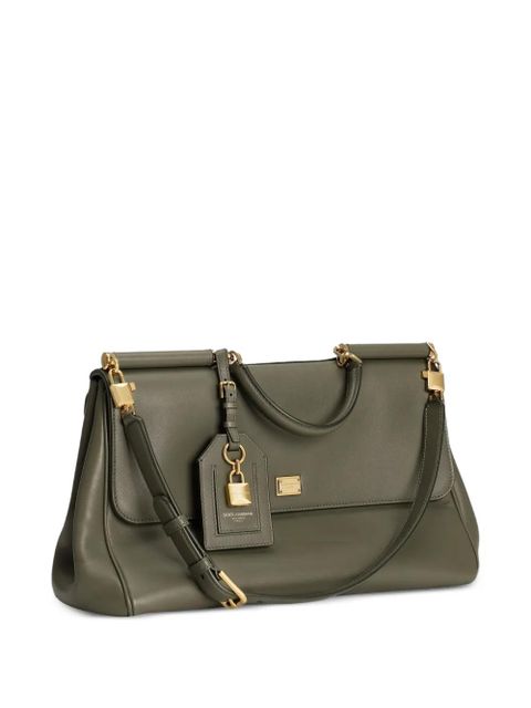 Dolce & Gabbana My Sicily padlock top-handle tote bag - Green - zdjęcie produktu nr 2