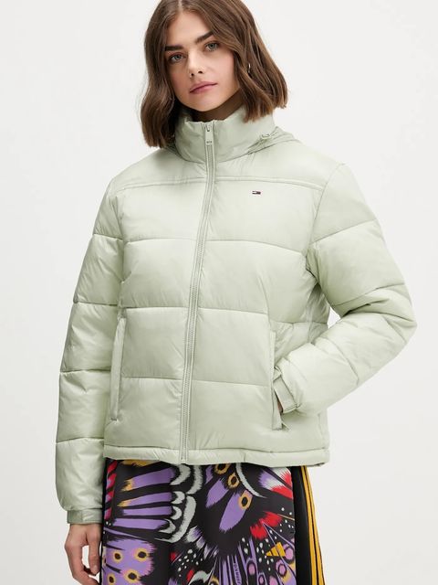 Tommy Jeans kurtka kolor zielony zimowa DW0DW21619 - zdjęcie produktu nr 1