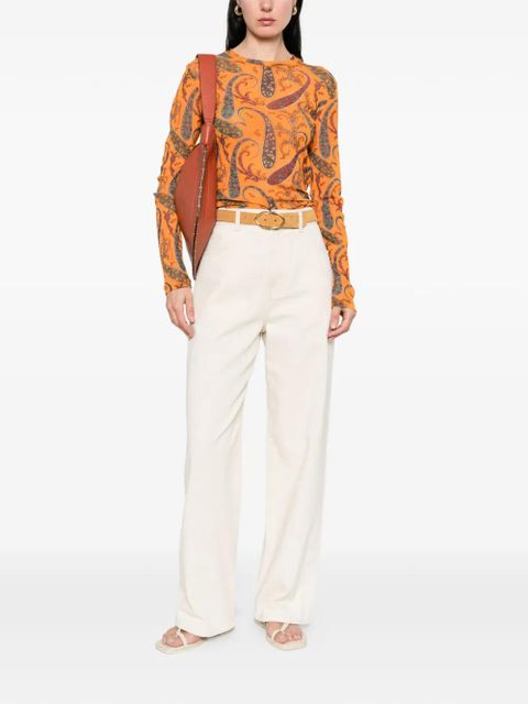 ETRO paisley-print top - Orange - zdjęcie produktu nr 2