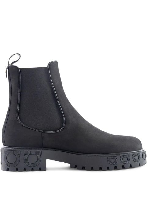 Ferragamo elastic-side Chelsea boots - Black - zdjęcie produktu nr 1