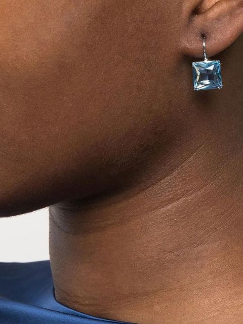 Swarovski Millenia square-cut crystal earrings - Blue - zdjęcie produktu nr 2