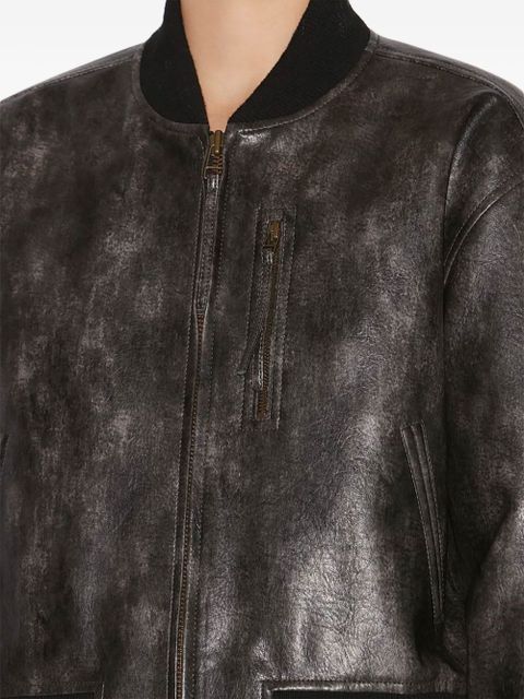 MARANT ÉTOILE Crisley bomber jacket - Black