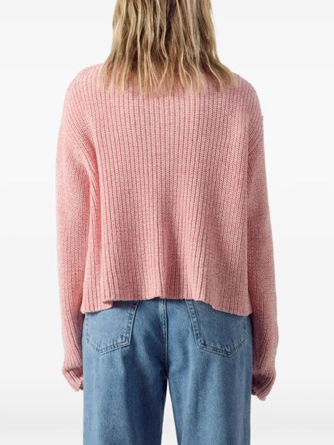 American Vintage Twily ribbed-knit sweater - Pink